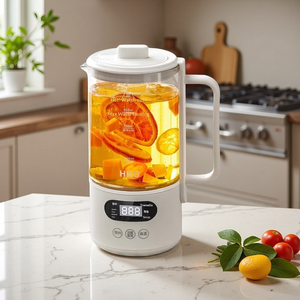 Mini-marmite électrique portable pour la santé, bouilloire individuelle automatique pour infusions, soupes aux herbes et bouillies, idéale pour le bureau - Product Image 1