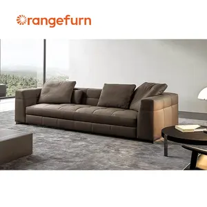 سرير غرفة معيشة فاخر على الطراز الحديث من Orangefurn على شكل حرف I على شكل سرير تشيسترفيلد