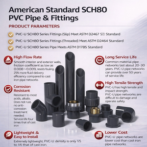 중국 배관 무료 샘플 모든 사이즈 PVC 부속품 공장 UPVC SCH80 파이프 부속품 <span class=keywords><strong>CPVC</strong></span> 부속품 가정용 수도 시스템용 - Product Image 2