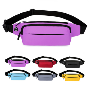Riñonera de lona para hombre y mujer, riñonera deportiva de negocios, bolsa de pecho para teléfono móvil de gran capacidad, bolsa diagonal duradera a horcajadas/ - Product Image 1