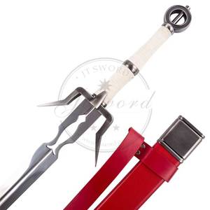 ดาบซีรี ซิเรอาเอล สีแดง ดาบยาวสีเงิน ของสะสมจากเกม MS The Witcher - Product Image 3