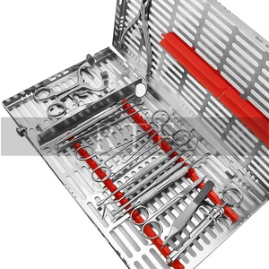 Ensemble de chirurgie dentaire de base, instruments chirurgicaux en acier inoxydable, manuel, 13 pièces - Product Image 3
