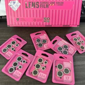 HD Eagle Eye in lega di vetro in metallo diamante per fotocamera protettore per fotocamera a copertura totale pellicola per <span class=keywords><strong>IPhone</strong></span> 17 16 15 14 <span class=keywords><strong>13</strong></span> Pro Max 17 air - Product Image 5