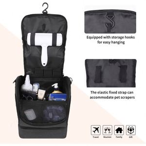 Bolsa de Suministros de Peluquería Canina y Felina con Muestras Gratis, Bolsa de Peluquería Canina Ajustable con Compartimentos y Montaje en Pared para Peluqueros de Mascotas - Product Image 3