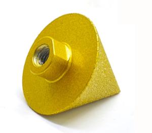 PMS M10 M14 38mm Schleifkopf Diamant-Kegelbohrer für Winkelschleifer Fliesenschneider Trimm-Diamant-Fasenfräser - Product Image 1