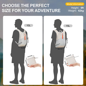 Hot Hiking Durable <b>Backpack</b> Travel Sports Gym Bag Compact Foldable Lightweight Bags Outdoor - Product Image 5