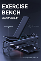 Équipement d'Entraînement Abdominal Rhésus Machine à Taille Mince Pliable Banc d'Entraînement du Corps Machine de Poids Ab Fitness Trainer Banc