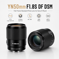 Objectif Yongnuo YN50mm F1.8S DF DSM en métal pour monture E, objectif à focale fixe autofocus pour portrait, plein format, Alpha A7IV ZV-E10