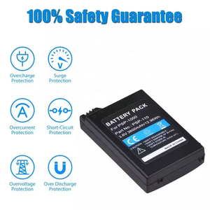 สำหรับเครื่องเล่นเกม Sony <span class=keywords><strong>PSP</strong></span> <span class=keywords><strong>1000</strong></span> ชุดแบตเตอรี่ลิเธียม 1800 มิลลิแอมป์ชั่วโมง 3600 มิลลิแอมป์ชั่วโมง - Product Image 3