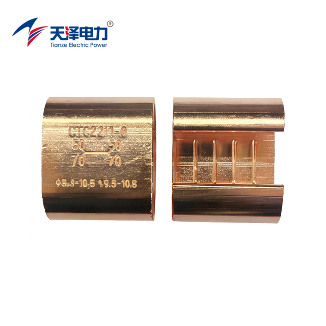 CTC Pure Copper C Type Conductor Connector Clamp Earthing Cable Lug Connectors Earth Terminal Connector