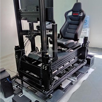 Plataforma de Movimiento de Aluminio para Simulación de Carreras OEM/ODM 4DOF +TL+Surge Solution, Asiento de Juego para Uso Doméstico