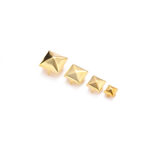 Remaches <span class=keywords><strong>de</strong></span> Hierro <span class=keywords><strong>de</strong></span> Cuatro Puntas <span class=keywords><strong>de</strong></span> 6mm-20mm, Clavos Cuadrados Piramidales Dorados y Plateados para Manualidades, Accesorios para Bolsos <span class=keywords><strong>de</strong></span> <span class=keywords><strong>Teléfono</strong></span> Móvil, Piezas Especiales para Bolsos, Marca XINGHE - Product Image 6