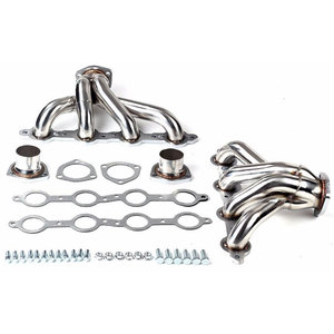 Chevy <span class=keywords><strong>Super</strong></span> Comp Khối Hugger Tiêu Đề Siêu Cạnh Tranh Khối Hugger Thép Chevy Khối Nhỏ LS1 Xả Tiêu Đề - Product Image 1