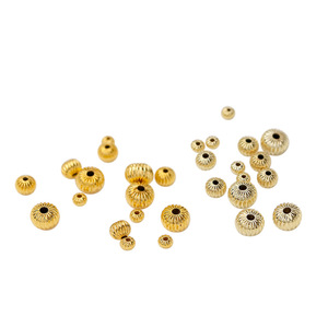 18K Gold Plated Pumpkin Beads 14K Gold Filled Hollow <b>Lantern</b> Beads DIY Bracelet Jewelry Making Supplies Scattered Beads - Product Image 4