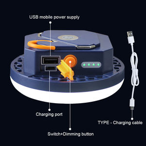 <span class=keywords><strong>Lampada</strong></span> da campeggio <span class=keywords><strong>solare</strong></span> portatile ricarica USB <span class=keywords><strong>lampada</strong></span> da esterno multifunzione <span class=keywords><strong>a</strong></span> LED <span class=keywords><strong>a</strong></span> sospensione <span class=keywords><strong>lampada</strong></span> da campeggio magneticamente attraente - Product Image 4