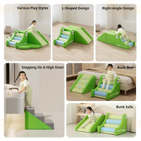 Ensemble de 7 jouets d'escalade en mousse souple, piscine à balles, aire de jeux intérieure pour tout-petits, aire de jeux souple pour bébés