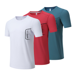 Camisetas Deportivas de Secado Rápido para Hombre, Ropa Deportiva Activa de Poliéster, Camisetas de Gimnasio al por Mayor, Camisetas de Elastano - Product Image 2