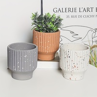 Moule en silicone DIY pour vase, pot de fleurs décoratif moderne en plâtre et béton, fait main, multifonctionnel pour la décoration intérieure