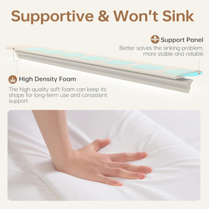 Remplisseur d'espace pour <span class=keywords><strong>lit</strong></span> réglable King Size, Convertisseur Twin en King avec housse amovible et lavable, Pont de <span class=keywords><strong>lit</strong></span> pour invités, hôtel - Product Image 3