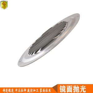 Accessoires de quincaillerie en acier inoxydable pour fenêtre de ventilation multi-matériaux, couvercle de sortie d'air, dissipation de chaleur pour applications marines - Product Image 2