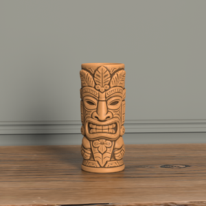 Juego de 2 tazas Tiki de <span class=keywords><strong>cerámica</strong></span> de estilo antiguo personalizadas al por <span class=keywords><strong>mayor</strong></span>, tazas de cóctel polinesias vintage, utensilios de Bar hechos a mano, taza TIKI - Product Image 4