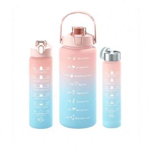 Bouteille d'eau en plastique personnalisée avec logo imprimé WSY698, 500/1000/2000 ml, dégradé, promotion, activité d'entreprise, cadeau d'entreprise, pour l'extérieur - Product Image 2