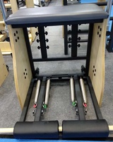 2024 Yoga studio Wunda Poignées 4 Ressorts Stable Blanc Bois D'érable Yoga Pilates Combo Chaise à vendre
