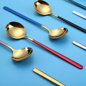 ช้อนสแตนเลส 304: หัวกลม, แบบเกาหลี, สำหรับเด็ก, ไอศกรีม, โรงแรมระดับไฮเอนด์ - Product Image 2