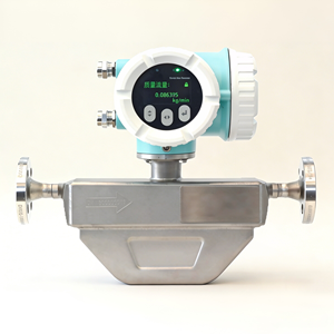Débitmètre massique Coriolis avancé en acier inoxydable 316L, haute précision, compatible OEM, connectivité à bride, précision de 0,1 % à 0,05 % - Product Image 3