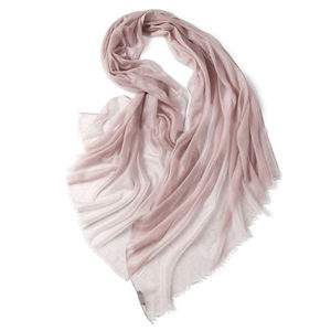 Selendang Syal Kasmir Super Halus 100% 230 X 100 cm / 90 X 39 inci Ringan Seperti Bulu, Dapat Dikantongi, Ukuran Besar Ekstra - Product Image 4