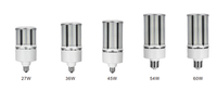 Ampoule LED maïs UL CE RoHS ERP 3CCT et puissance sélectionnable IP64 AC100-277V E26/E27/E39/E40 pour éclairage industriel