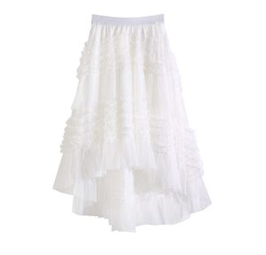 <span class=keywords><strong>Jupe</strong></span> longue en tulle pour <span class=keywords><strong>femme</strong></span> Y402013, à volants, multicouche, en maille, coupe trapèze, style <span class=keywords><strong>tutu</strong></span>, pour bal de promo ou <span class=keywords><strong>mariage</strong></span> - Product Image 6