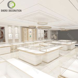 Oferta Especial: Exhibidores de Joyería Redondos con Iluminación LED Moderna, Diseño Innovador, Kioscos de Joyería Personalizados para Centros Comerciales - Product Image 4