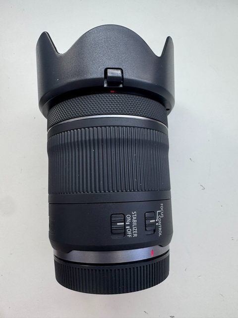 Good Condition Used Cannon RF 24-105mm F4-7.1 IS STM Zoom Lens for Vlogging and Video Content Creation