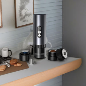 Wholesale Rechargeable 2A USB Charging 150W Espresso Wireless Hot Cold Extraction Capsule Portable Outdoor Car <b>Coffee</b> Machine - Product Image 3