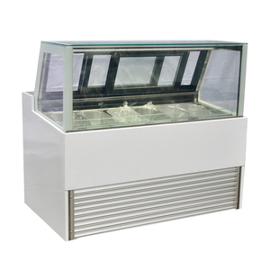 Special Offer Glass Mini Ice Cream Dipping Cabinets Gelato Display Freezer