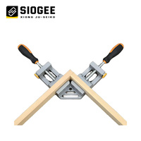 Pince d'angle à 90 degrés à assembler soi-même, réglable, pour le travail du bois, en aluminium et bronze