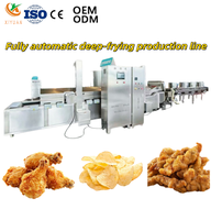 Machine à frire industrielle commerciale pour les nuggets de poulet, les filets de poisson, la transformation des fruits de mer