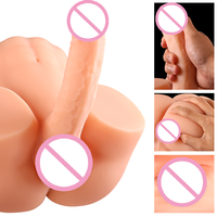 Moule réaliste en silicone TPE 3D pour hanches et fesses avec godemichet, jouet sexuel unisexe pour adultes, masturbateur pour orgasme, jouet sexuel pour femmes avec gros fessier