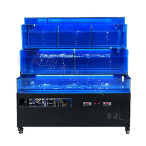 Acquario a 3 livelli Ruibit per frutti di mare vivi di grado marino: Acquario in acciaio inossidabile anticorrosione con refrigeratore di precisione per mercato ittico - Product Image 6