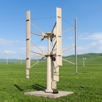 Générateur éolien à axe vertical 50 kW, 380 V, triphasé, 5 pales, étanche IP54, certifié CE, pour ranch