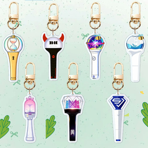 Llavero con Luz de Grupo <span class=keywords><strong>KPOP</strong></span>, ATEEZ, BABYMONSTER, KATSEYE, Super Junior, Colgante Acrílico, ILLIT, <span class=keywords><strong>IU</strong></span>, Stray Kids, Regalo para Fans - Product Image 1