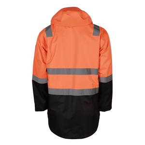 Reflective Hi Vis <strong>Jacket</strong> <strong>Safety</strong> Work Yellow <strong>Jackets</strong> Mens Rain <strong>Jacket</strong> Waterproof With Hood - Product Image 6