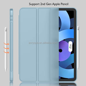 เคสฝาปิดหนัง PU แบบแม่เหล็กพร้อมที่ใส่ดินสอสำหรับ <span class=keywords><strong>iPad</strong></span> Air 4 Air 5 10.9นิ้ว <span class=keywords><strong>iPad</strong></span> รุ่น10th Funda - Product Image 2