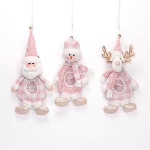 Adorable Juego de 3 Peluches Navideños de Santa, Muñeco de Nieve y Reno, Muñecos Suaves para Niños, Regalo para Fiestas Navideñas - Product Image 2