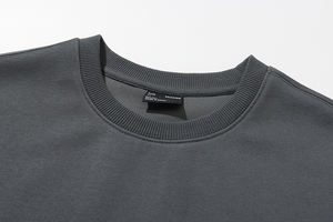 Suéter Holgado con Cuello Caído para Mujer, Diseño Estampado en la Parte Delantera, Tejido Transpirable, Otoño Invierno 2025 - Product Image 3