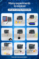 Keyestudio-Kit de aprendizaje y vida inteligente con placa de mínimos para Arduino UNOR4 original