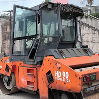 Rouleau compresseur d'asphalte Hamm HD90VT d'occasion de haute qualité, 9 tonnes, à vendre