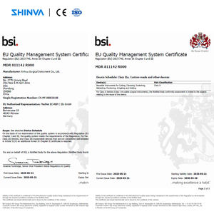 Instrumentos de artroscopia DE CORTADOR de sutura SHINVA de 15,5 cm con certificación CE - Product Image 4