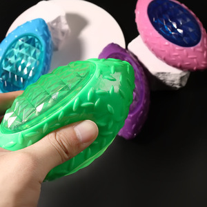 Light Up Sound Making Rugby Dog Toy TPR Durable <b>Bite</b> Resistant Pet Interactive Toy - Product Image 4
